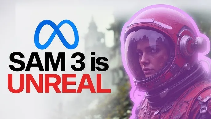 Meta SAM 3 demo identifying and masking multiple objects in a video clip automatically