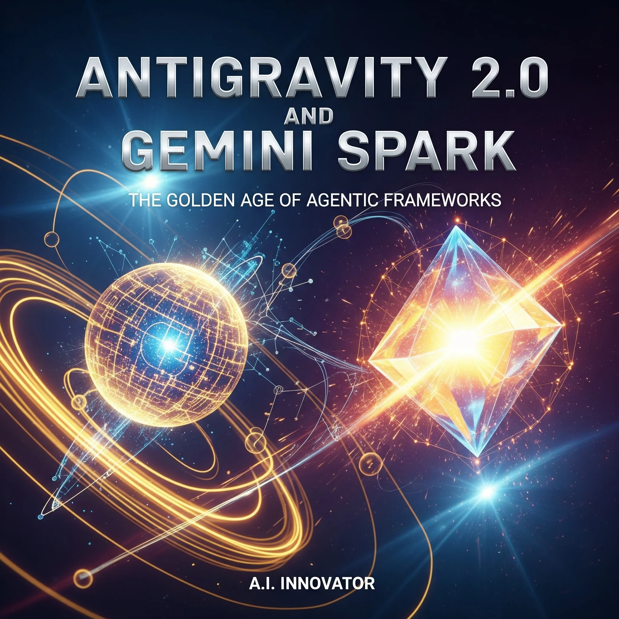 Antigravity 2.0 agentic framework interface showing parallel AI agent orchestration