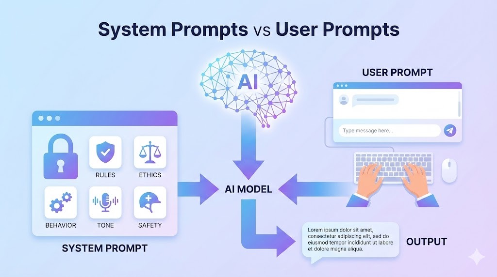 System Prompts vs User Prompts: The Hidden Control Layer of AI Models