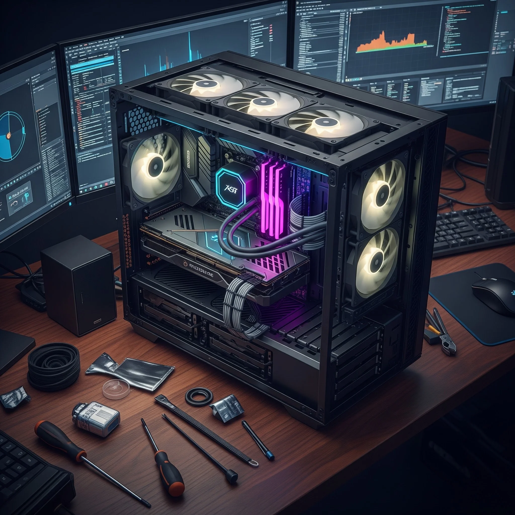 AI automation future concept